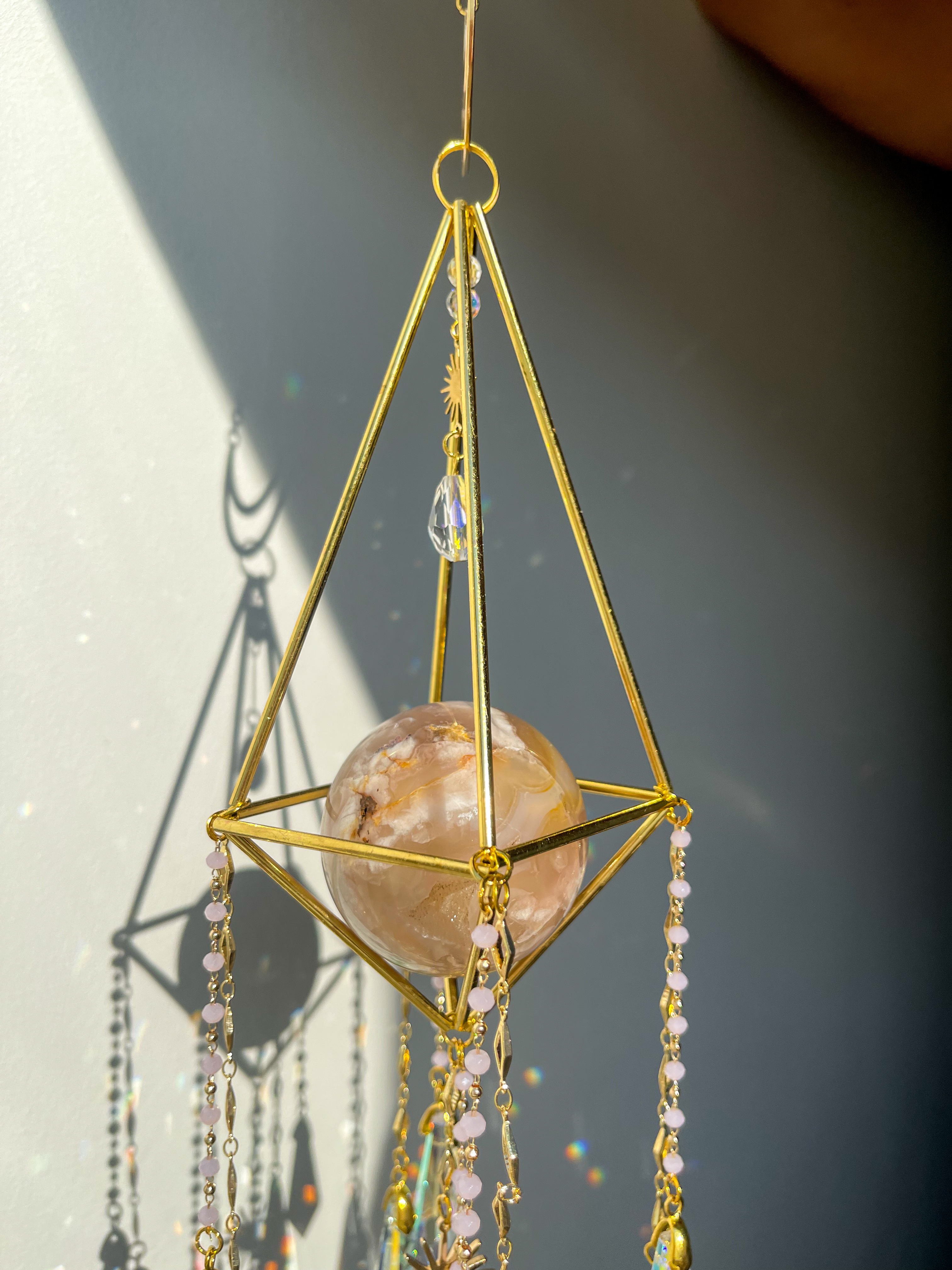 Suncatcher Sphere/ Bol Bloemagaat Suncatcher Sphere/ Bol Bloemagaat