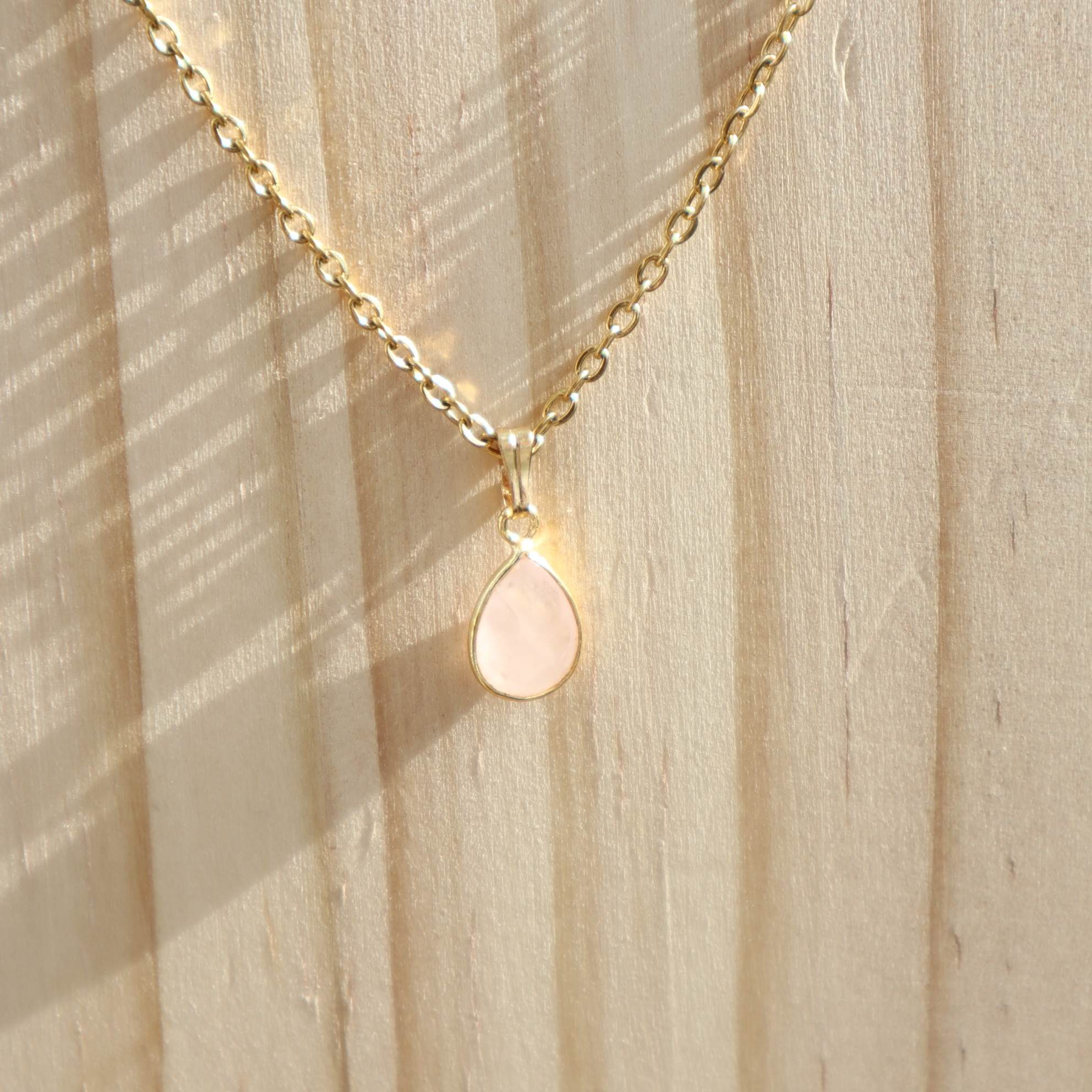 RVS ketting Rozenkwarts