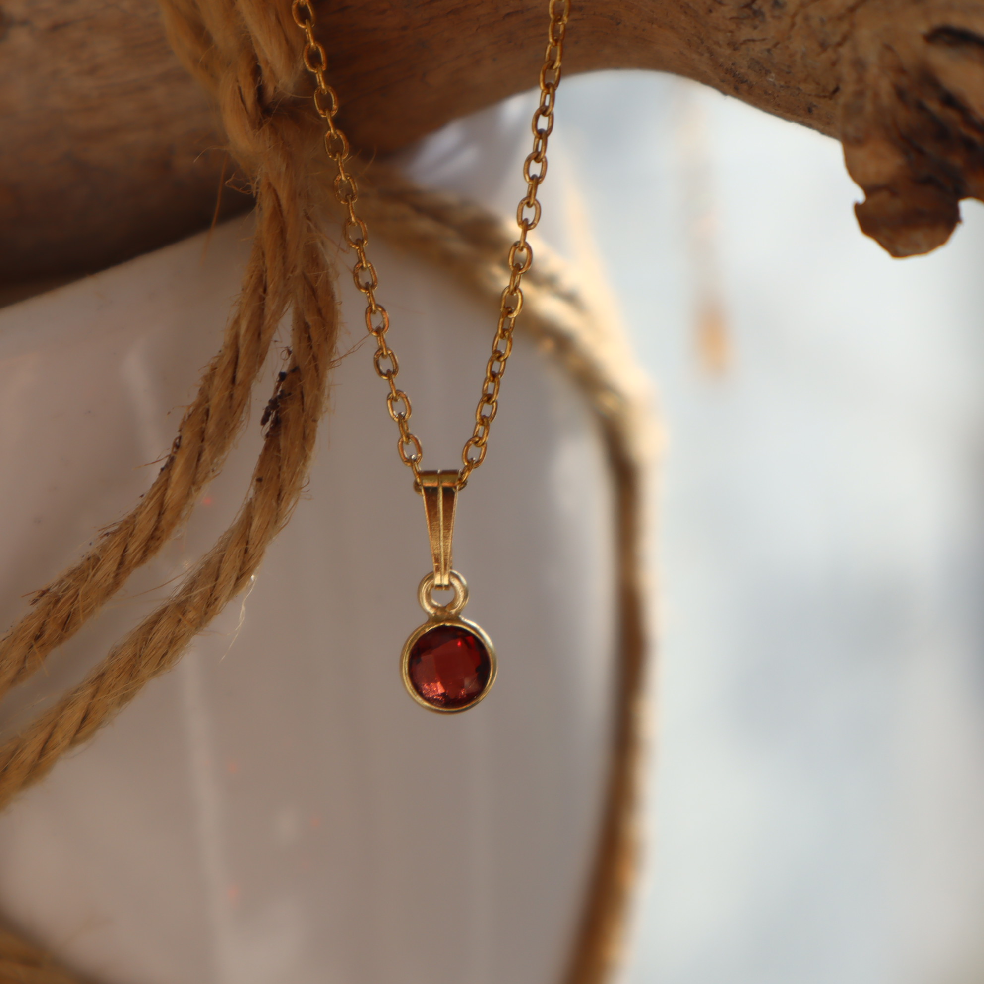 RVS ketting Granaat