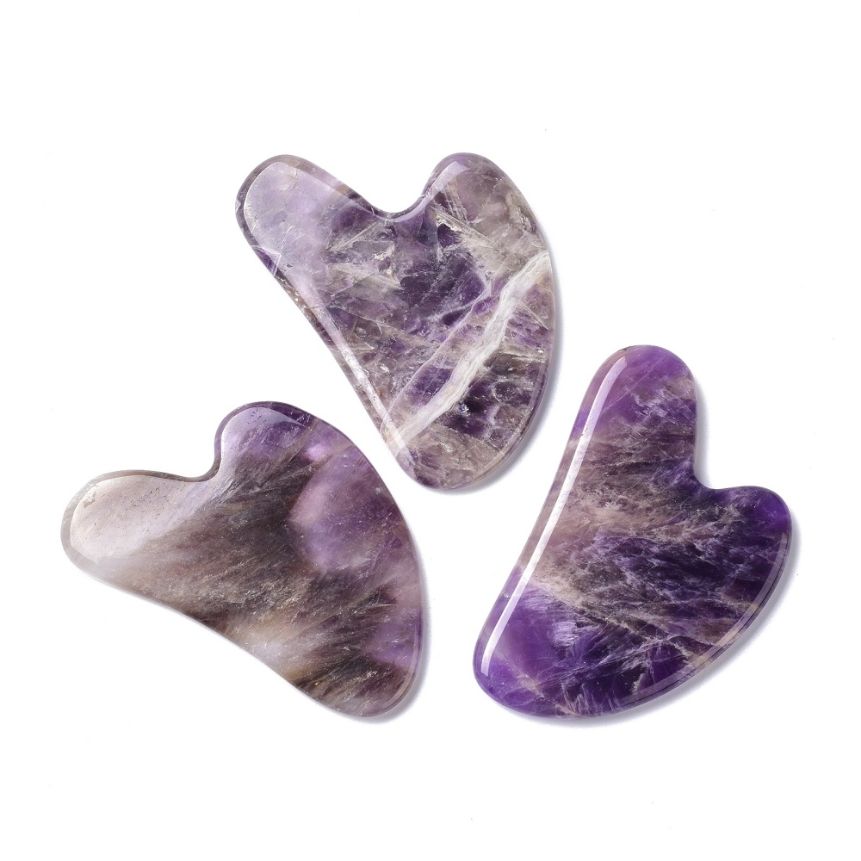 Gua Sha Chevron Amethist Gua Sha Chevron Amethist