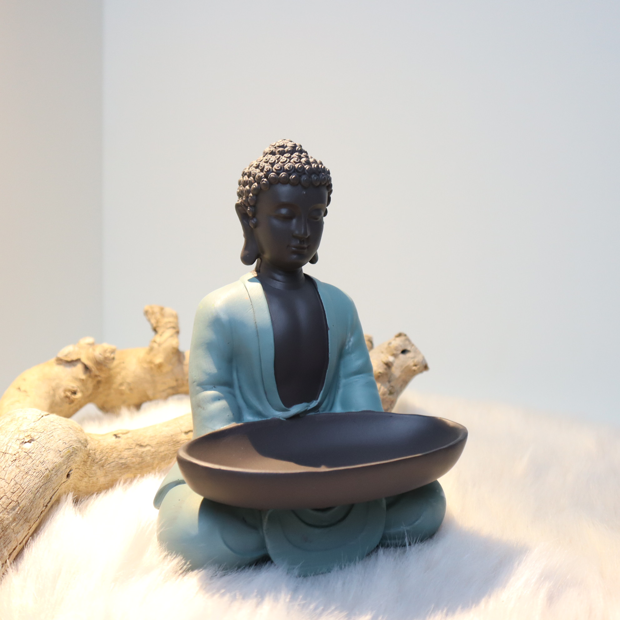 Bodhibeeld met schotel Bodhibeeld met schotel