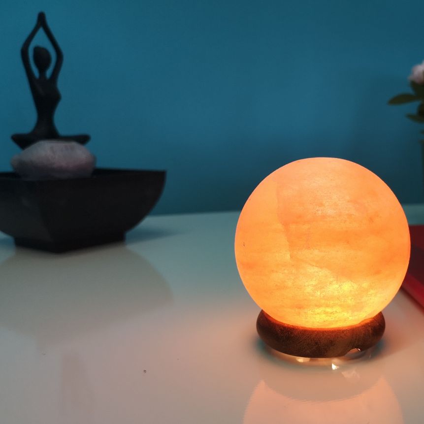 Himalaya Zoutlamp maan 