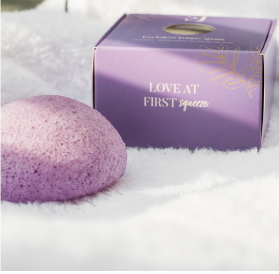 Lavendel Konjac spons