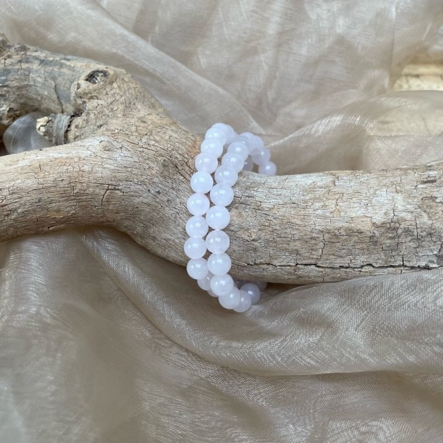 Rozenkwarts armband