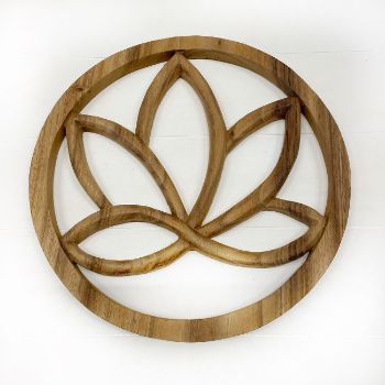 Woodcarving Lotus 25cm Woodcarving Lotus 25cm