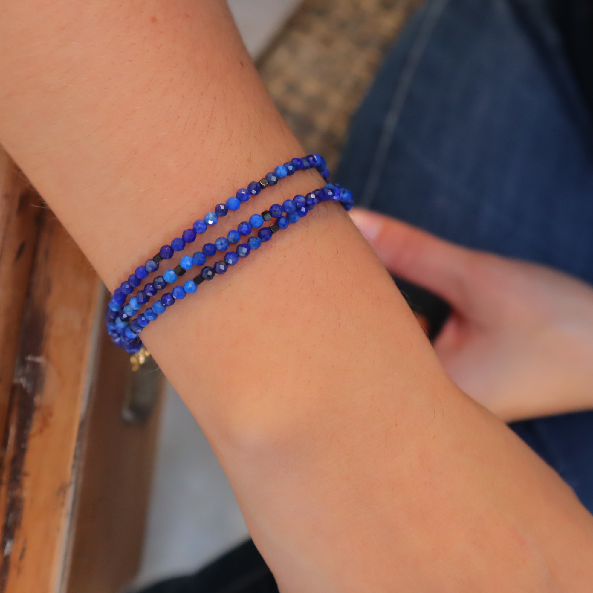 Armband met Lapis Lazuli Armband met Lapis Lazuli