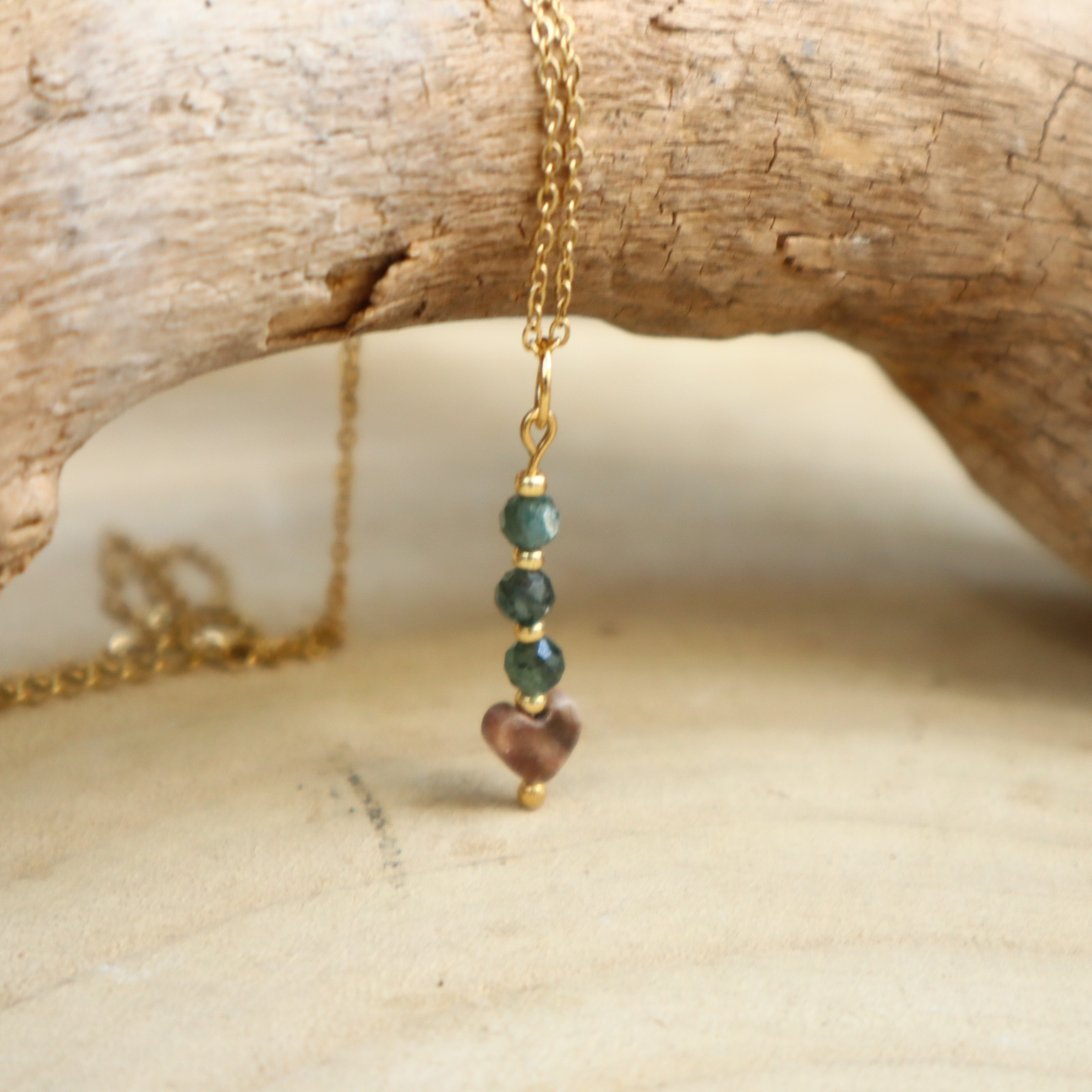 Ketting Rhodoniet & Mica 